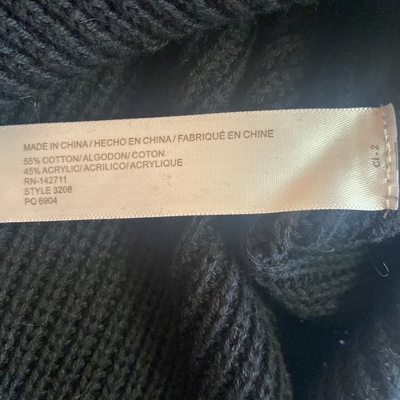 ELOQUII XL black knit sleeveless sheath tunic dress pockets knit side slits vest - Picture 8 of 10